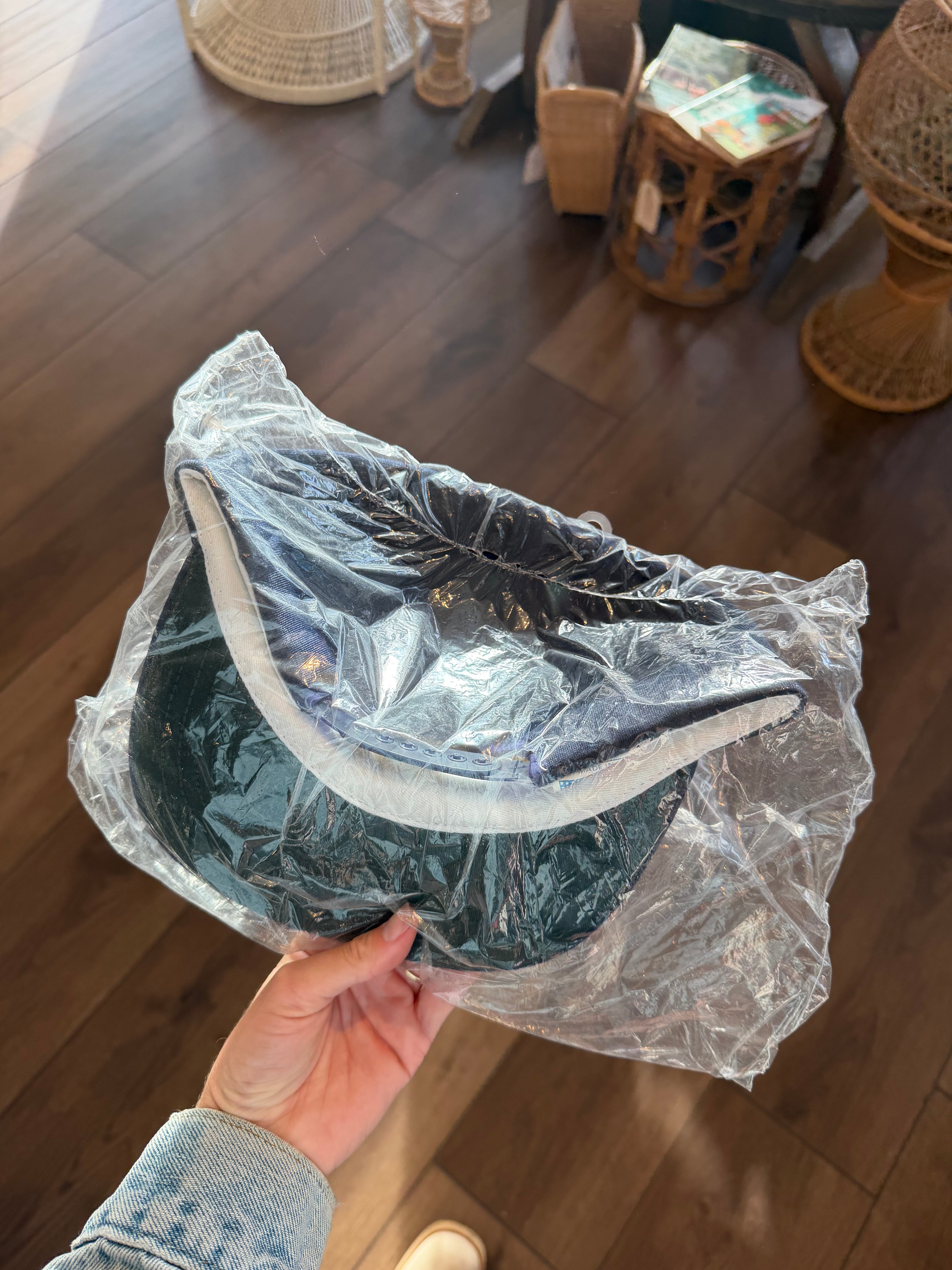 Fisherman Trucker Hat Navy