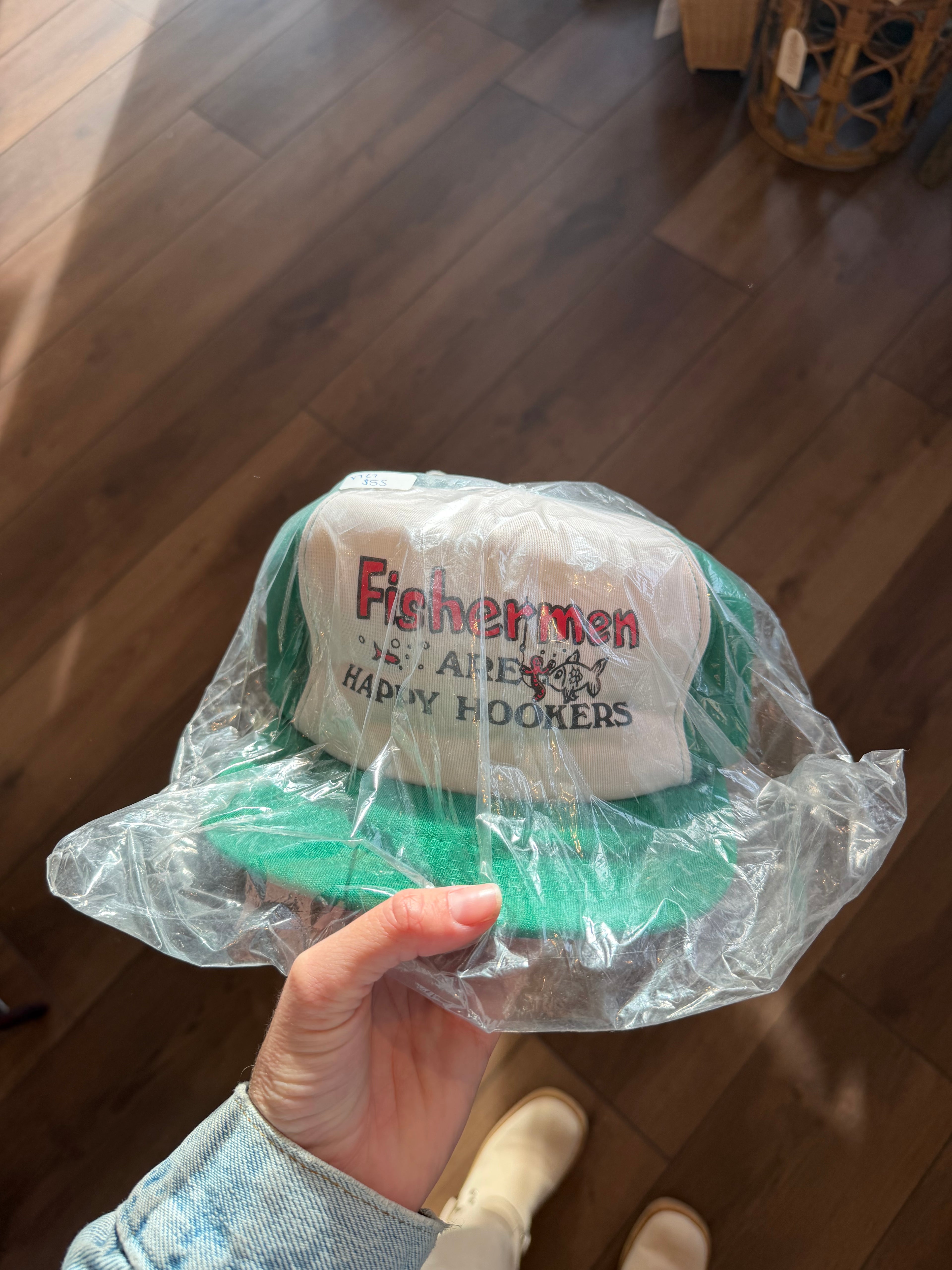 Fisherman Trucker Hat Green