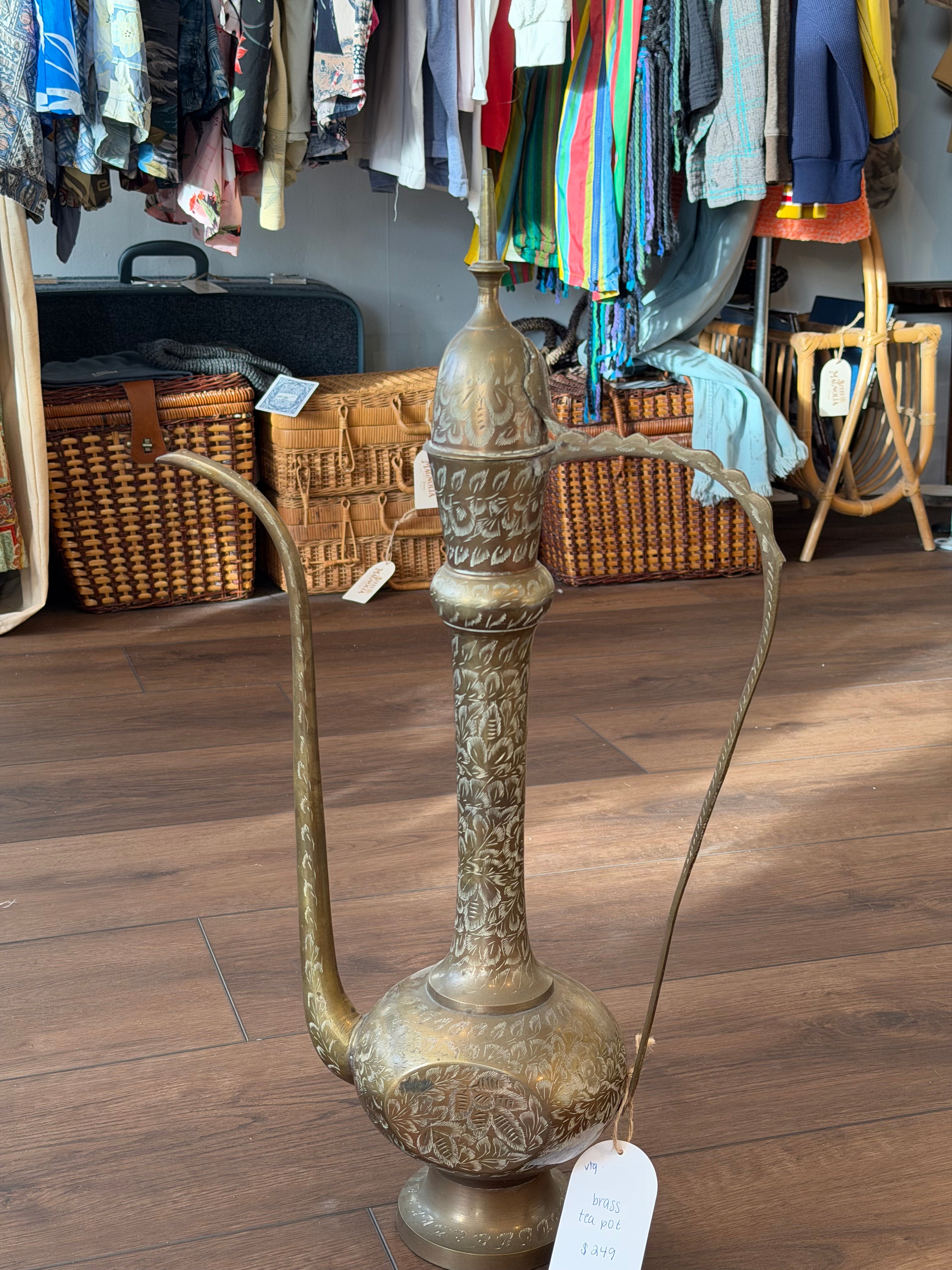 Brass Large Tea Kettle