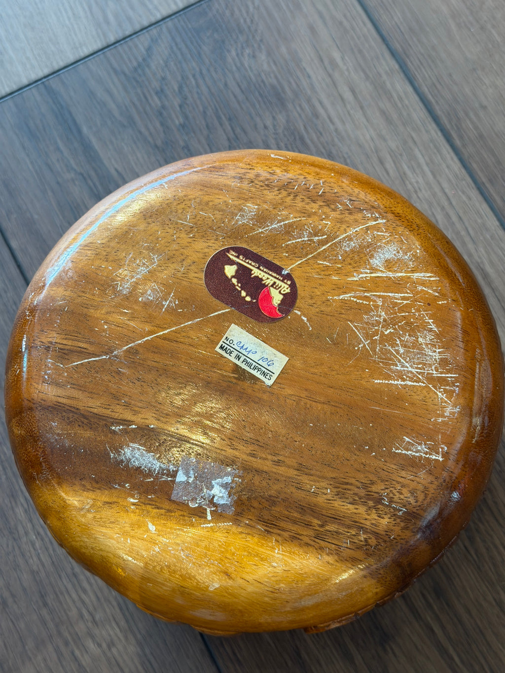 Carved Hawaii Cookie Bowl