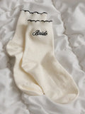 Bride Ruffle Socks