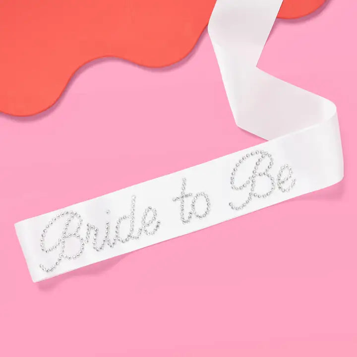 Bridal To Be Shower Sash