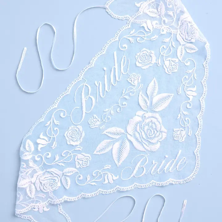 Bride Lace Headscarf