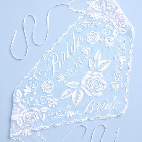 Bride Lace Headscarf