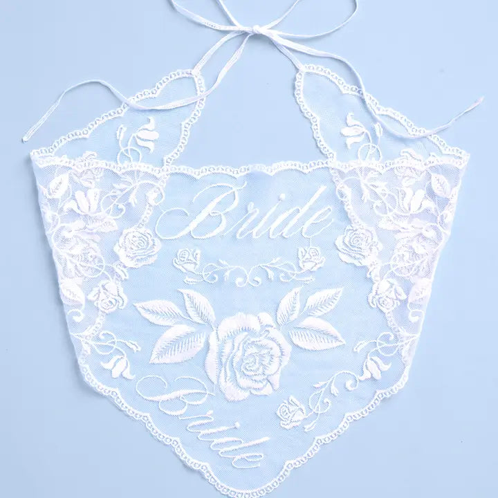 Bride Lace Headscarf